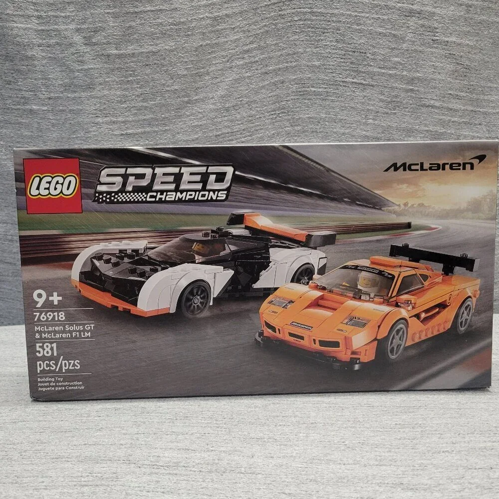 Lego Speed Champion McLaren Solus GT & McLaren F1 LM 76918